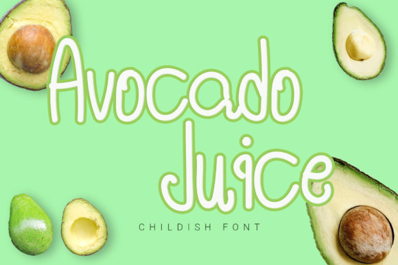 Avocado Juice: A Sweet Script Font for Creative Designers