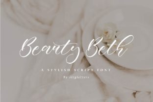 Beauty Beth: The Script Font That Elevates Your Brand’s Visual Story