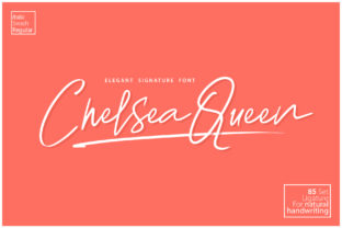 Chelsea Queen: A Script Handwritten Font for Creative Crafters