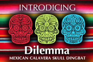 Dilemma: A Unique Dingbats Font for Creative Crafters and Designers