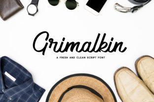 Grimalkin: A Modern Script Font for Personalized Editorial Design