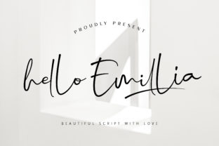Hello Emillia: The Luxurious Script Font for Handmade Creators