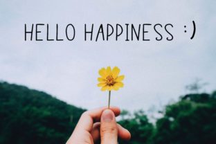 Hello Happiness: A Script Handwritten Font for Editorial Design