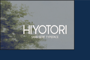 Hiyotori: A Timeless Sans Serif Font for Crafters and Product Creators