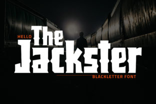 Jackster: A Bold Blackletter Font for Editorial Design and Branding