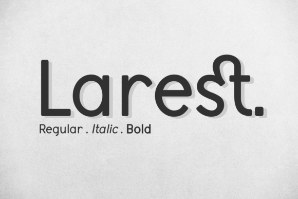 Larest: A Modern Sans Serif Font for Powerful Digital Branding