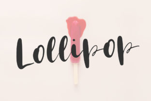 Lollipop: A Script Font for Editorial Elegance