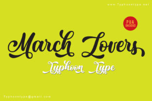 March Lovers: A Script Handwritten Font for Bold Branding and Creative Campaigns