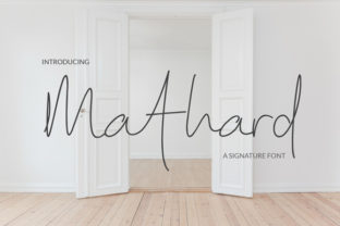 Mathard: A Script Handwritten Font for Authentic Branding