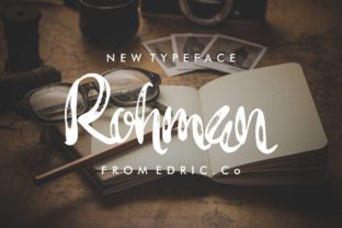 Rohman: A Bold Script Font for Creative Branding