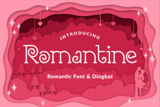 Romantine: A Serif Font for Romantic Design and Branding