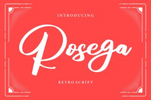 Rosega: A Script Font That Elevates Branding with Bold Charm