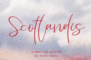 Scotlandis: A Script Font That Breathes Life into Handmade Creations