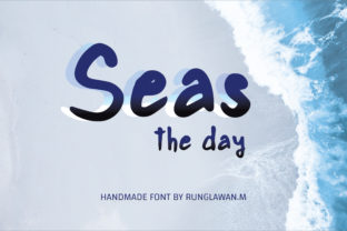 Seas the Day: A Script Font for Digital Branding and Web Design
