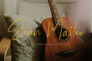 Steven Mattew: A Script Font for Creative Crafters and Design Enthusiasts