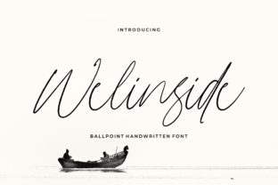 Welinside: A Script Handwritten Font for Creative Crafters and Product Designers